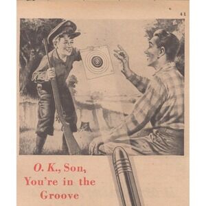 Western Print Ad 1946 Ammunition Rifle Cartridges Olin Industries East Alton IL